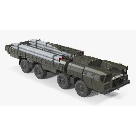 3D model TZM 9T234 2 Transloader with Crane